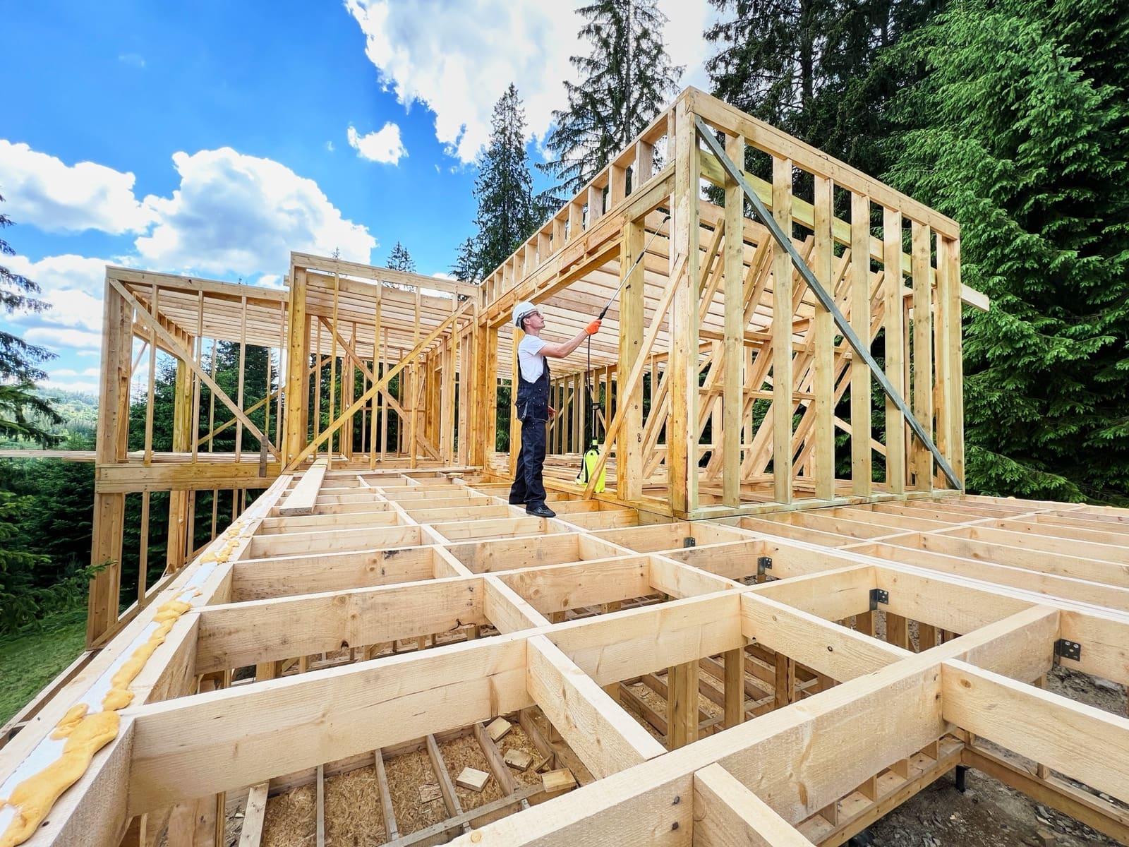 Timber houses: fire, damp and durability